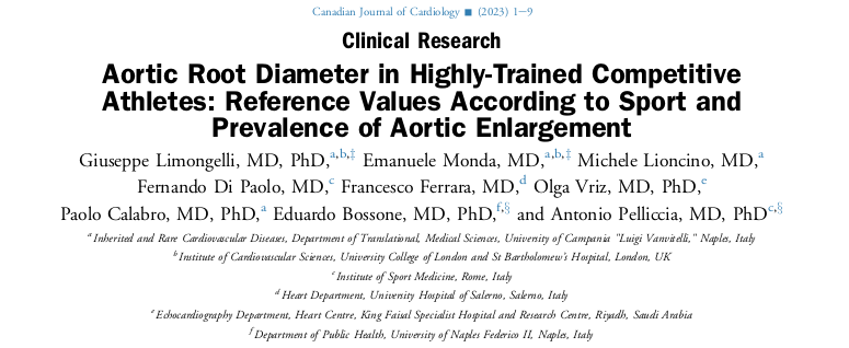 Aortic Root Diameter in Highly-Trained Competitive Athletes: Reference Values According to Sport and Prevalence of Aortic Enlargement