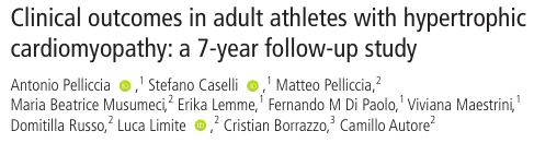 Clinical outcomes in adult athletes with hypertrophic cardiomyopathy: a 7-year follow-up study