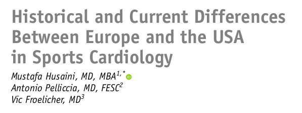 Historical and Current Differences Between Europe and the USA in Sports Cardiology