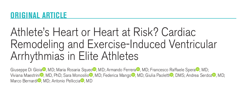 Athlete’s Heart or Heart at Risk? Cardiac Remodeling and Exercise-Induced Ventricular Arrhythmias in Elite Athletes